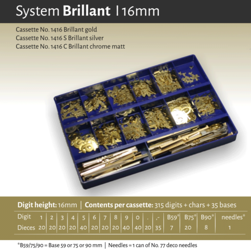 Κασετίνα Brillant 16mm